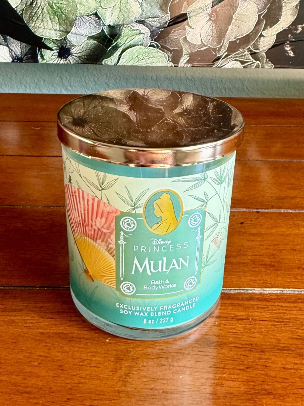 NEW DISNEY PRINCESS MULAN Single Wick Candle Bath & Body Works